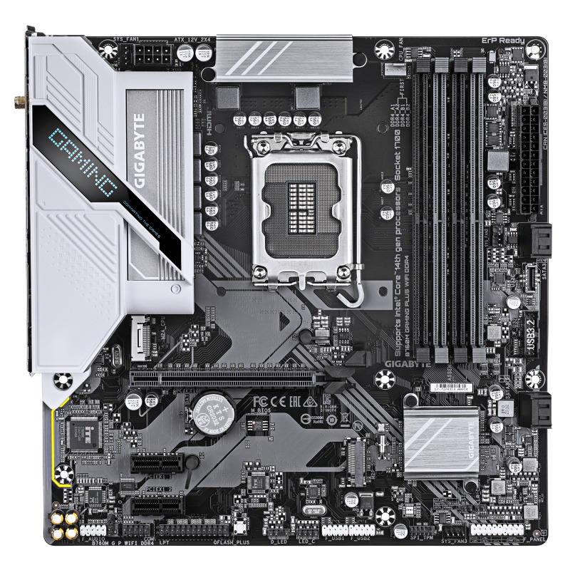 TARJETA MADRE GIGABYTE B760M GAMING PLUS DDR4 / INTEL SOCKET 1700 / DDR4 / WIFI 6 / BT 5.3 / GAMING image 2